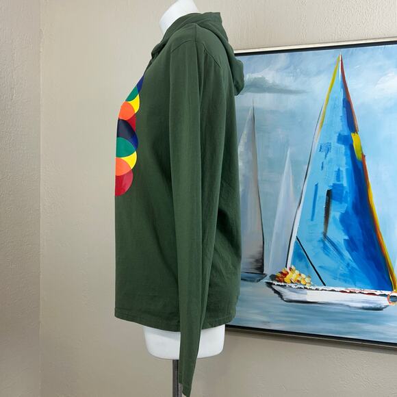 POLO RALPH LAUREN
Men's Green Graphic Logo LS Tee hoodie size med - Picture 3 of 8